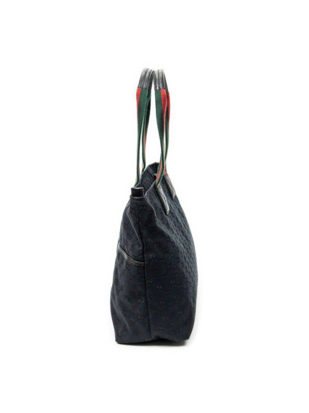 Gucci Web Large Diaper Tote Black GG Canvas - Picture 3 of 10